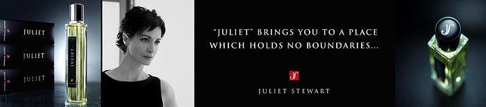Juliet Perfume Banner - Click to View The J U L I E T Video on YouTube.