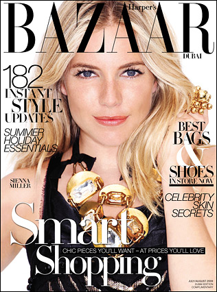 Harpers Bazarr Cover, July August 2009