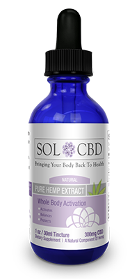 CBD Tincture Natural Flavor